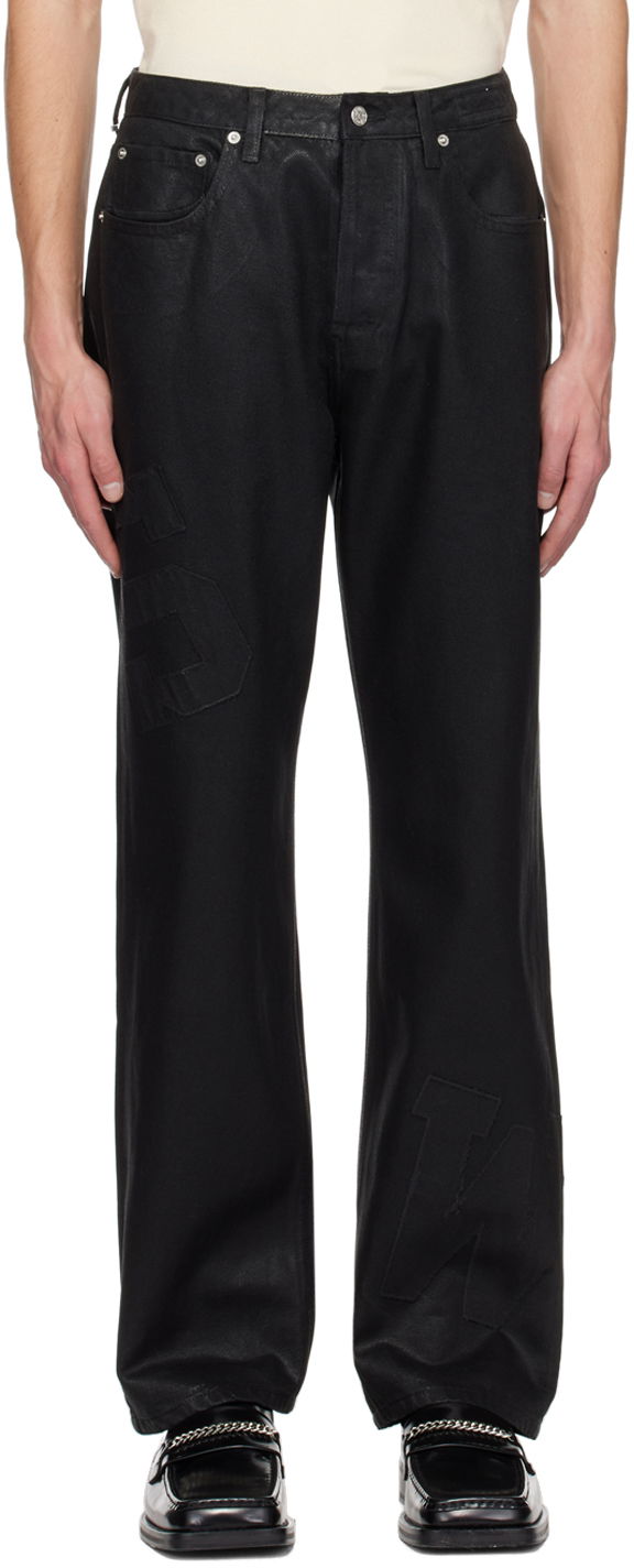 Джинси Saintwoods Waxed Black Jeans чорний | SW01607