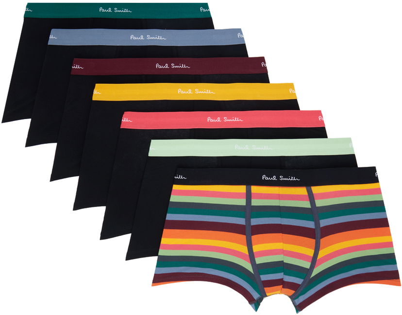 Боксери Paul Smith Seven-Pack Black & Multicolour Boxers Різнокольоровий | M1A-914-M7PKQ-79