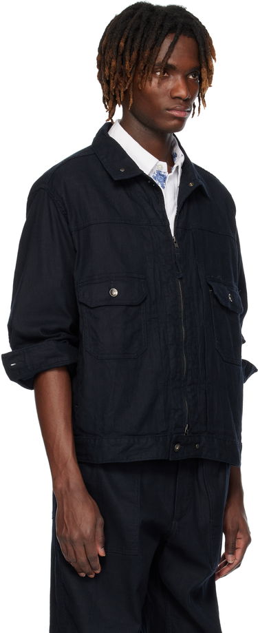 Куртка Engineered Garments Engineered Garments Trucker Denim Jacket чорний | 25S1D007, 4
