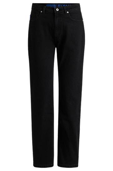Джинси BOSS Straight-Fit Stretch Denim Jeans чорний | 50520606