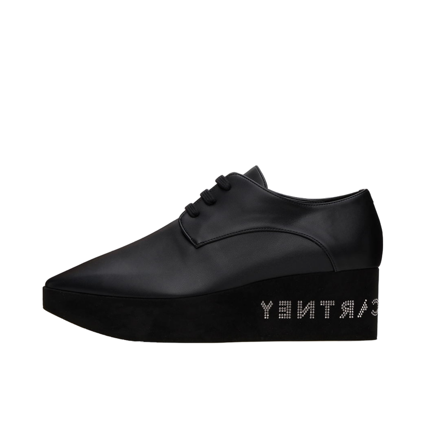Кросівки та взуття Stella McCartney Elyse Logo Platform Derbys чорний | 800004W0YG0