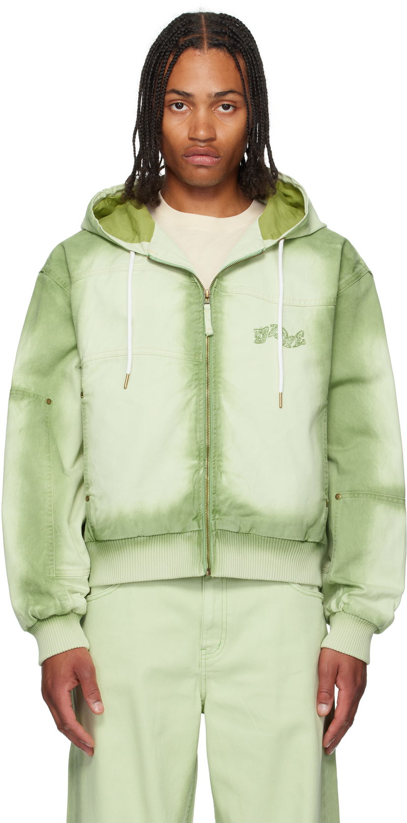 Куртка Dime Dime Hooded Utility Jacket Зелений | DIMESU251MAT