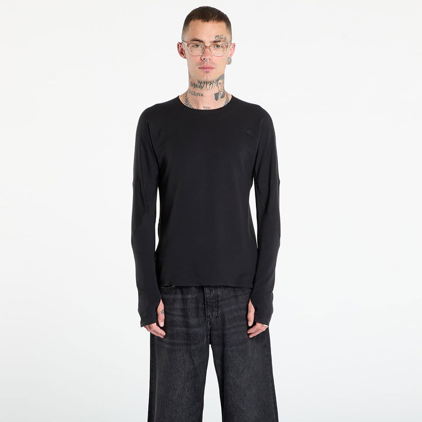 Футболка Y-3 Y-3 Running Long Sleeve T-Shirt чорний | JX4806