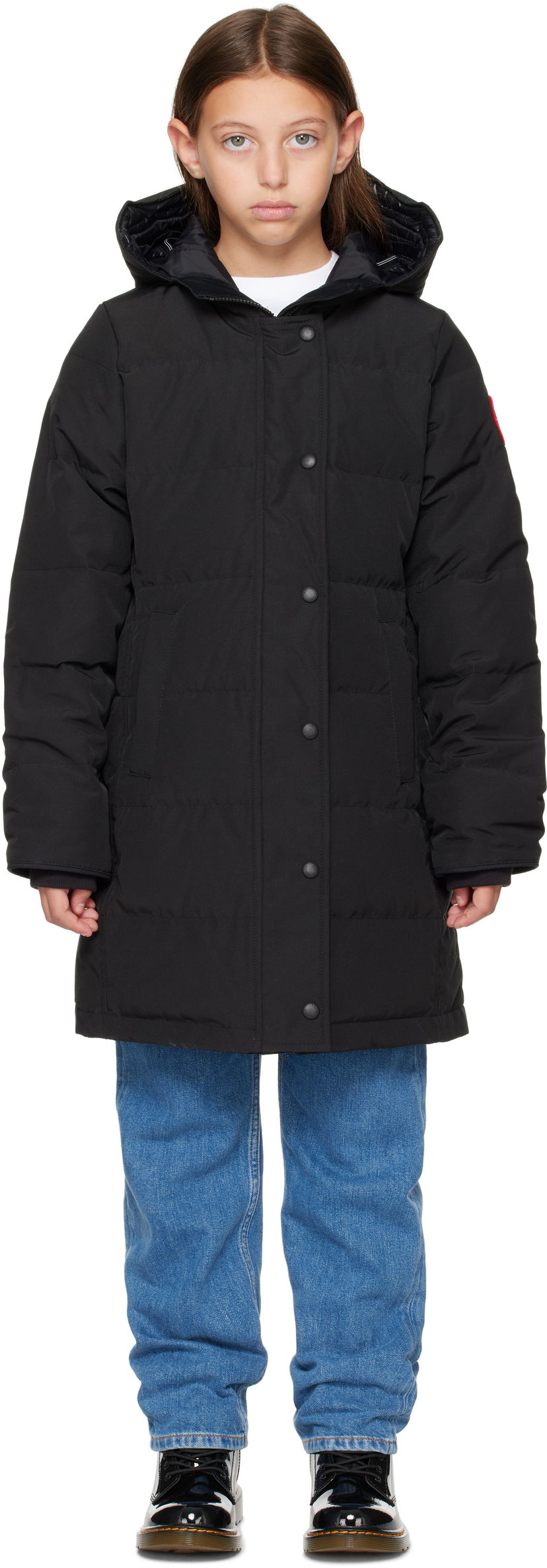Пуховик Canada Goose Kids' Juniper Down Coat чорний | 4559Y