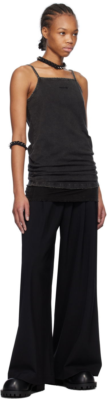 Безрукавка We11done We11done Layered Sleeveless Tank Top чорний | WD-TT0-25-703-W-BK, 3