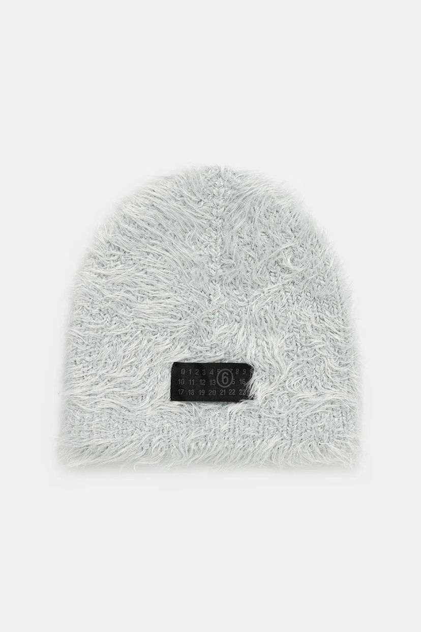 Шапка Maison Margiela MM6 Maison Margiela Faux Fur Beanie Сірий | S62TB0007.M13189.856