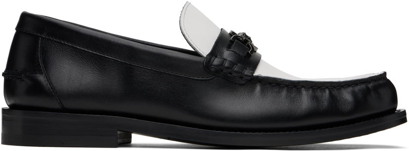 Кросівки та взуття Versace Medusa '95 Leather Loafers чорний | 1013592_1A11292