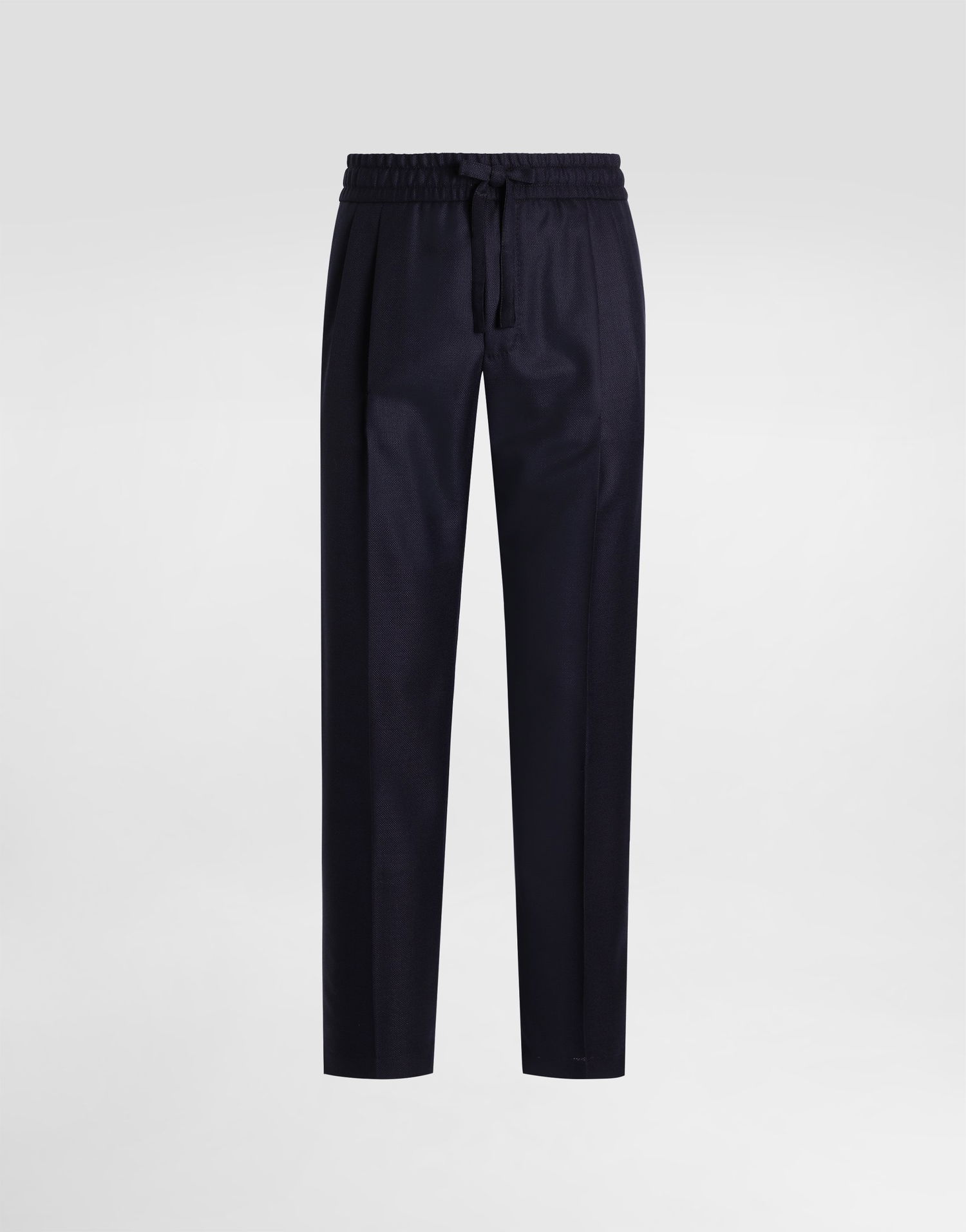 Штани Dolce & Gabbana Dolce & Gabbana Garment-Dyed Wool Joggers темно-синій | GP12QTFU25EB0665, 0