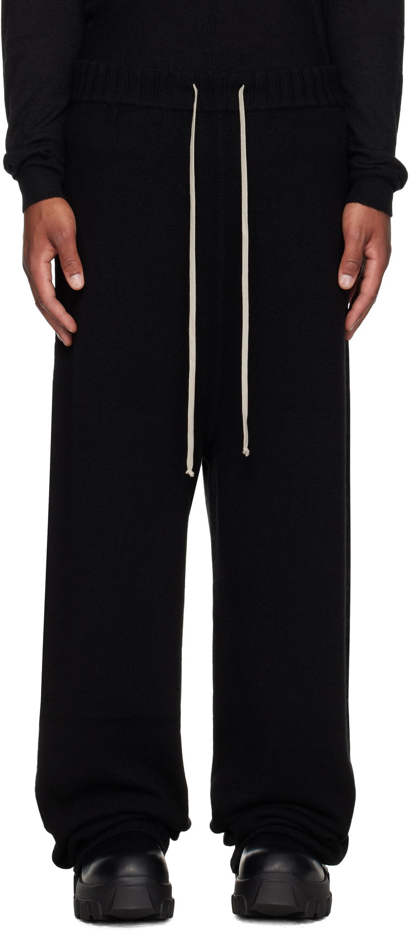 Спортивні штани Rick Owens Rick Owens Concordians Track Sweatpants чорний | RU02E1668 KLWS