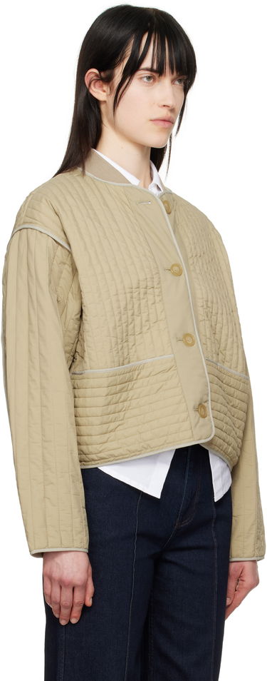 Куртка бомбер rag & bone Rag & Bone Marley Quilted Jacket бежевий | WAW25S20146114, 1