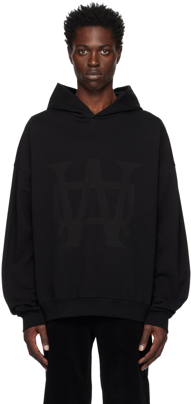 Світшоти We11done We11done Symbol Hoodie чорний | WD-TH3-22-801-U-BK