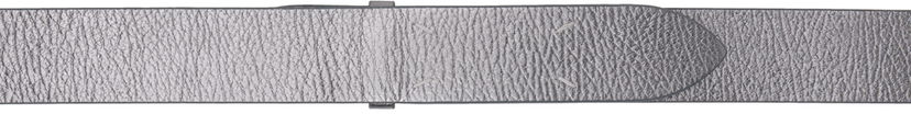 Ремені Maison Margiela Silver Metallic Leather Belt Сірий | SA1TP0006 P6749