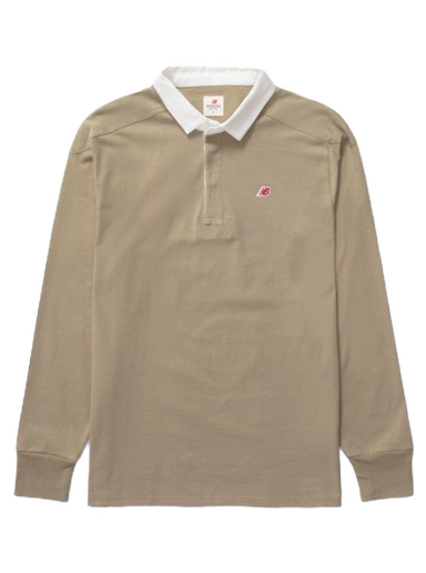 Сорочка поло New Balance Made In Usa Long Sleeve Polo бежевий | MT33545TCO