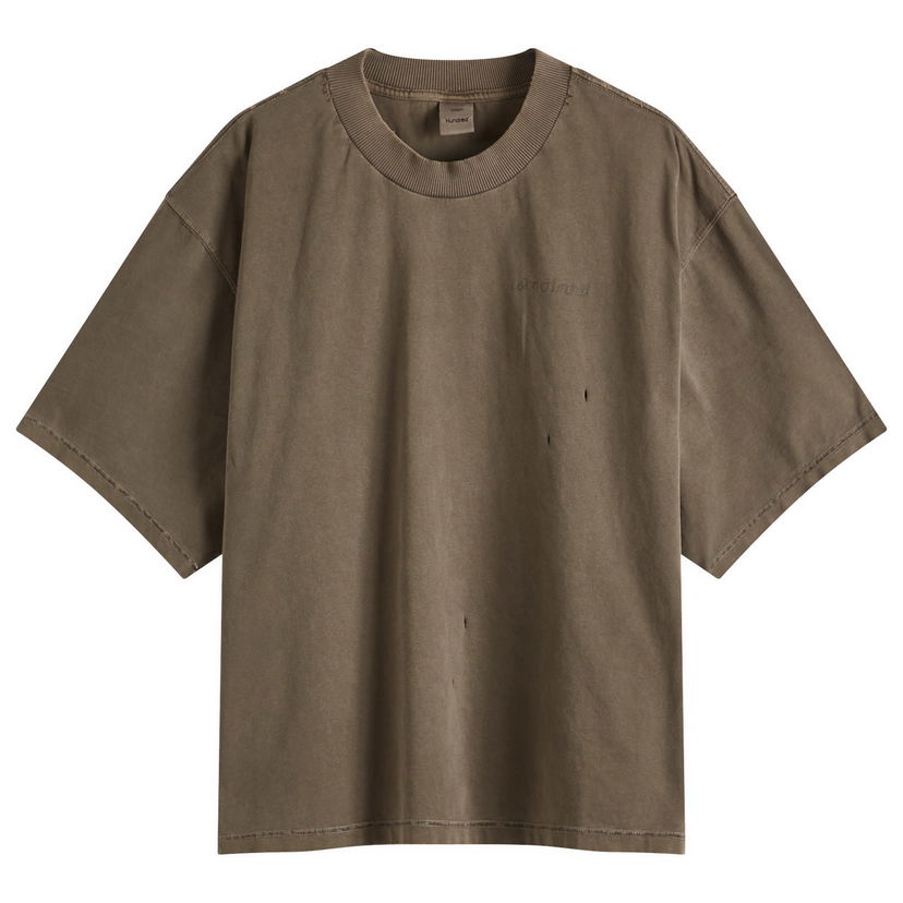 Футболка Won Hundred Won Hundred Houston Italic T-Shirt, Size Large Коричневий | 3612-12071