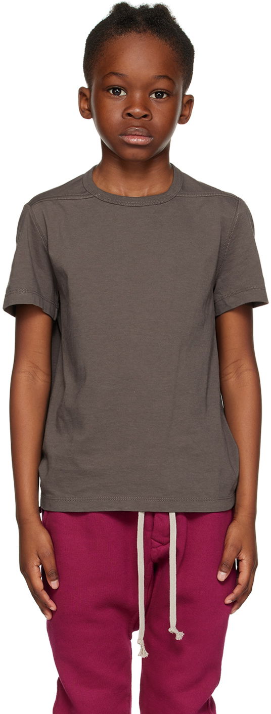 Футболка Rick Owens Rick Owens Kids Level T-Shirt Сірий | BG01C7265 JA