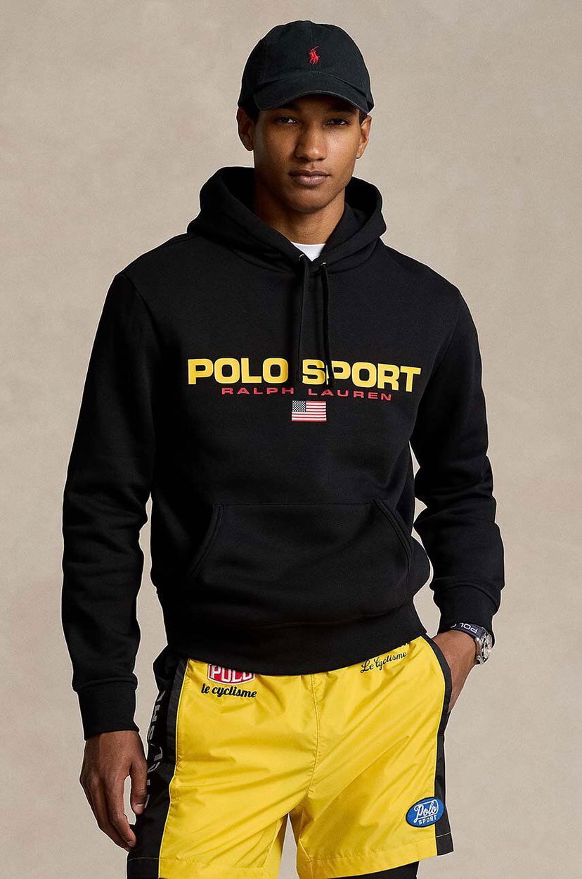 Світшоти Polo by Ralph Lauren Sport Logo Hoodie чорний | 710938447