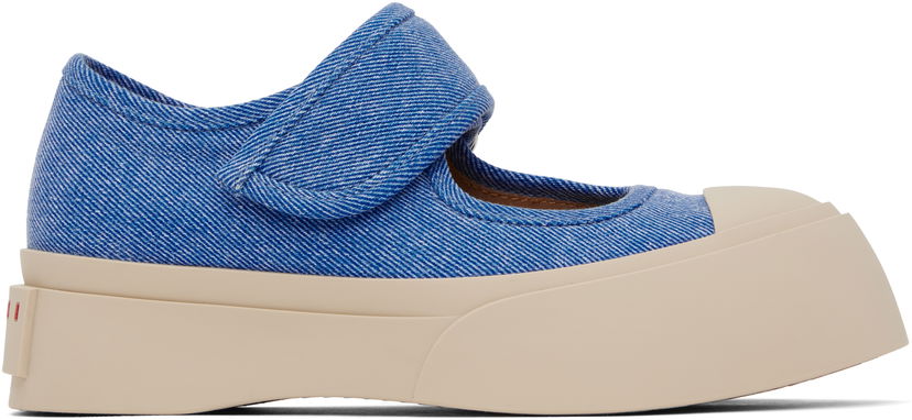 Кросівки та взуття Marni Marni Pablo Mary Jane Ballerinas Синій | SNZW003120 P8093