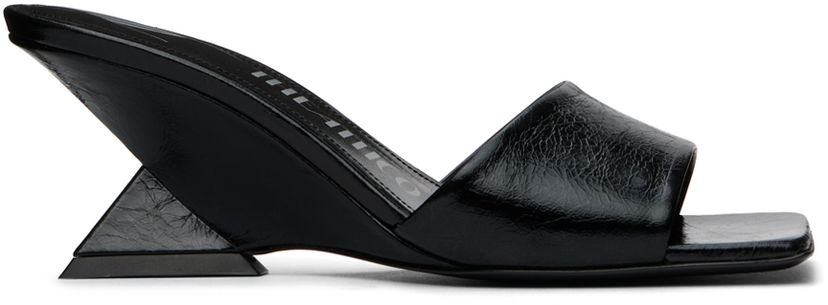 Аксесуари The Attico Attico Cheope Wedge Mules чорний | 248WS605 L070