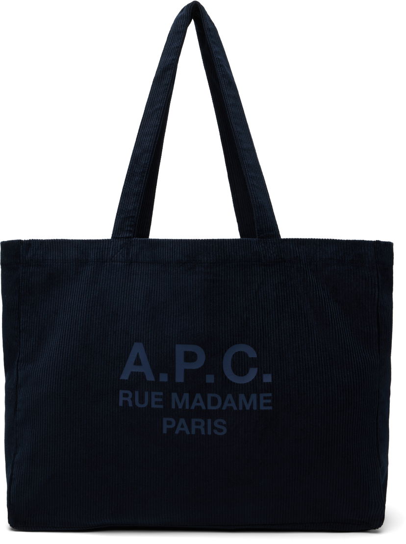 сумка-тоут A.P.C. A.P.C. Diane 'Rue Madame' Shopping Tote темно-синій | COHBB-M61938