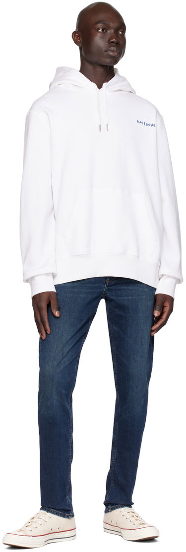 Світшоти rag & bone Rag & Bone Coffee Hoodie білий | MBC23HT040AP40, 3