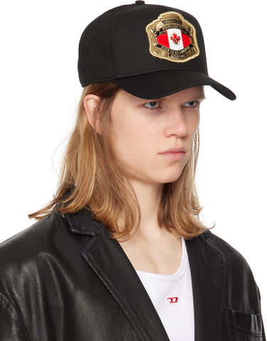 Кепка DSQUARED2 Dsquared2 Boxeur Patch Baseball Cap чорний | BCM0903-05C00001-2124, 1