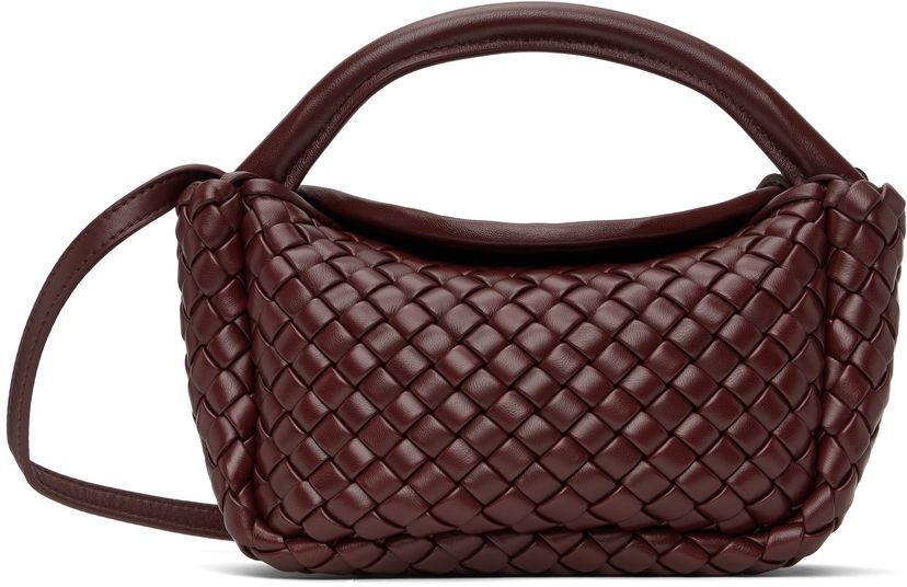 Сумочка Bottega Veneta Bottega Veneta Small Cobble Top Handle Bag Бордовий | 805739 V3RG1