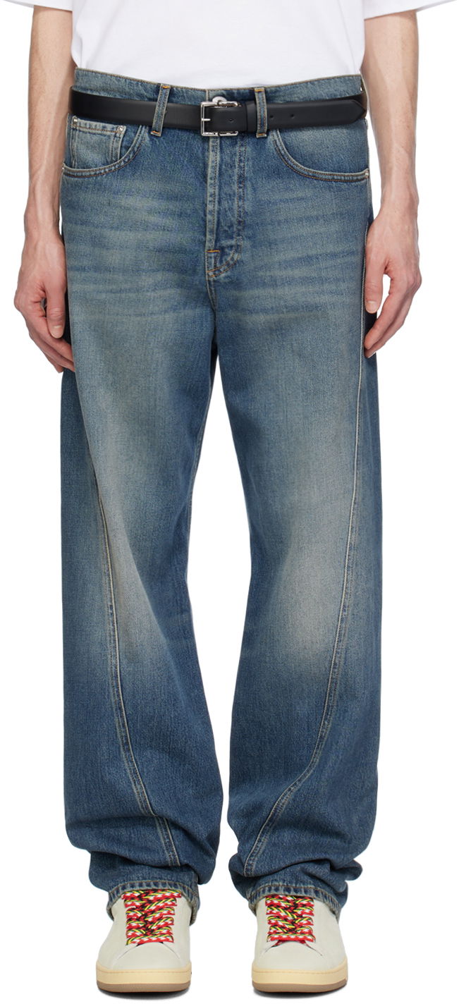 Джинси LANVIN Twisted Jeans темно-синій | RM-TR0051-D069-P24