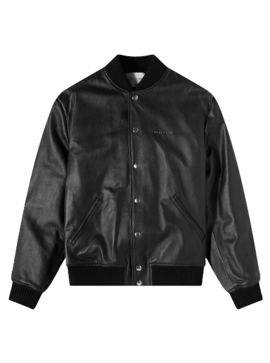 Куртка 1017 ALYX 9SM Leather Varsity Jacket чорний | AAUOU0197LE01-BLK0001