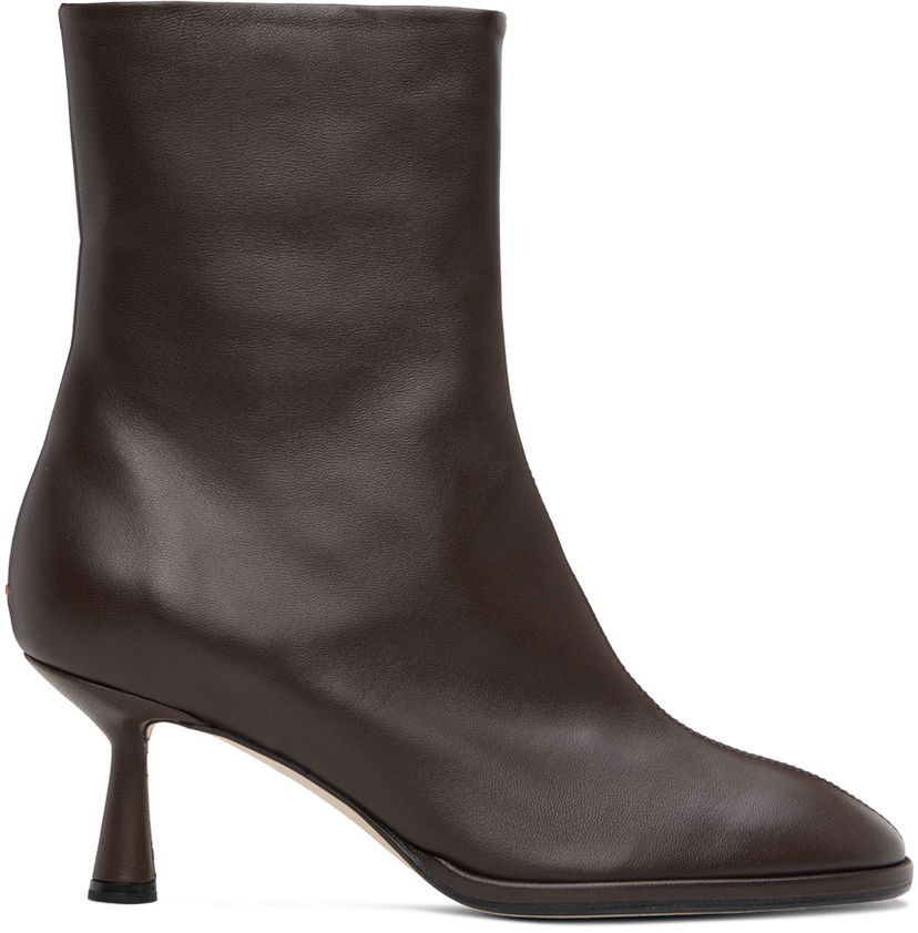 Одяг Aeyde Aeyde Dorothy Ankle Boots Коричневий | A11-AB-IRNR65ST99-FW24-953-007