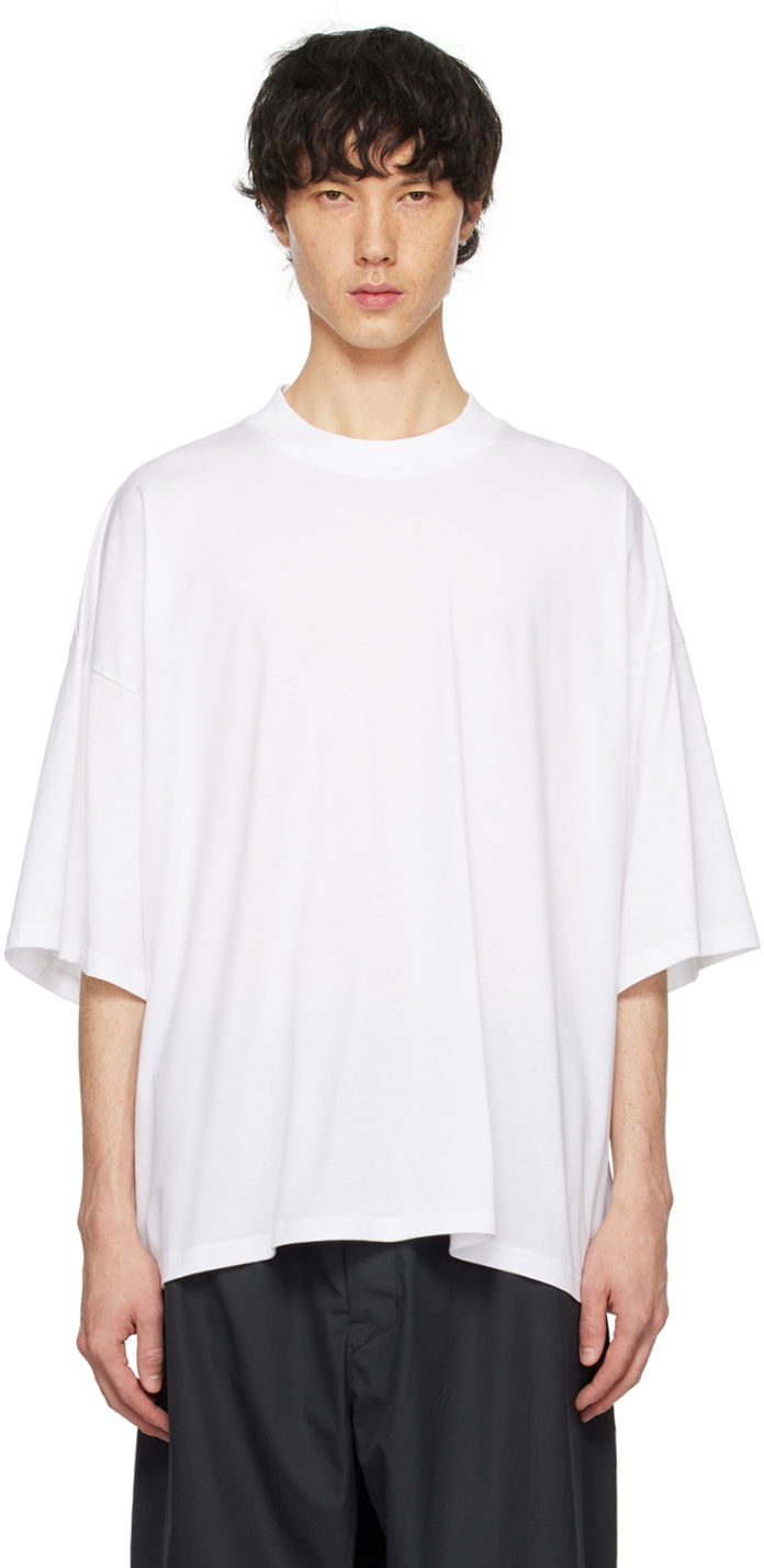 Футболка Studio Nicholson Studio Nicholson Piu T-Shirt білий | PIU SNM-088
