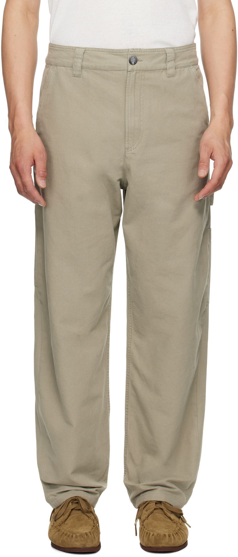 Штани карго A.P.C. A.P.C. Fergus Pants бежевий | COGBJ-M08500