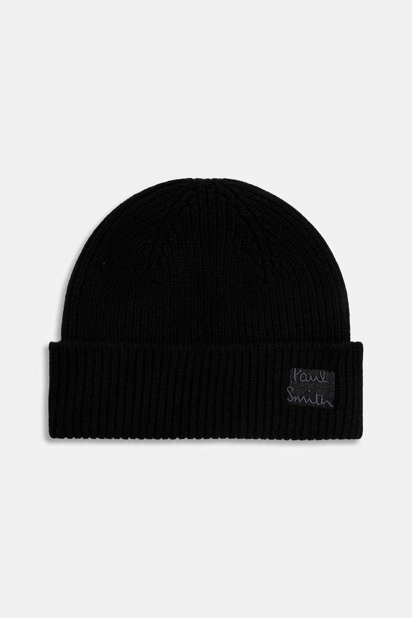 Шапка Paul Smith Paul Smith Wool Fisherman Beanie чорний | M1A.383MK.T719