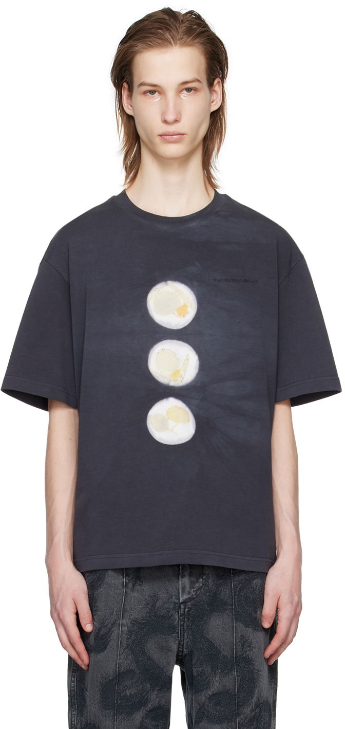 Футболка Feng Chen Wang Feng Chen Wang Plant Dye T-Shirt чорний | FMS17TS08