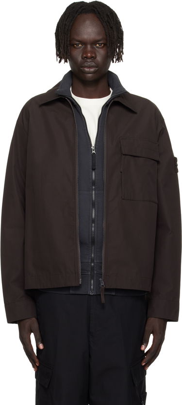Куртка Stone Island Stone Island Weatherproof Canvas Overshirt Коричневий | K2S15 1200018 S00F1, 0
