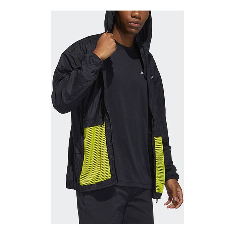 Вітровка adidas Performance Terrex Bao Pack Windbreaker Hooded Jacket with Mesh Pockets чорний | GN7601, 0