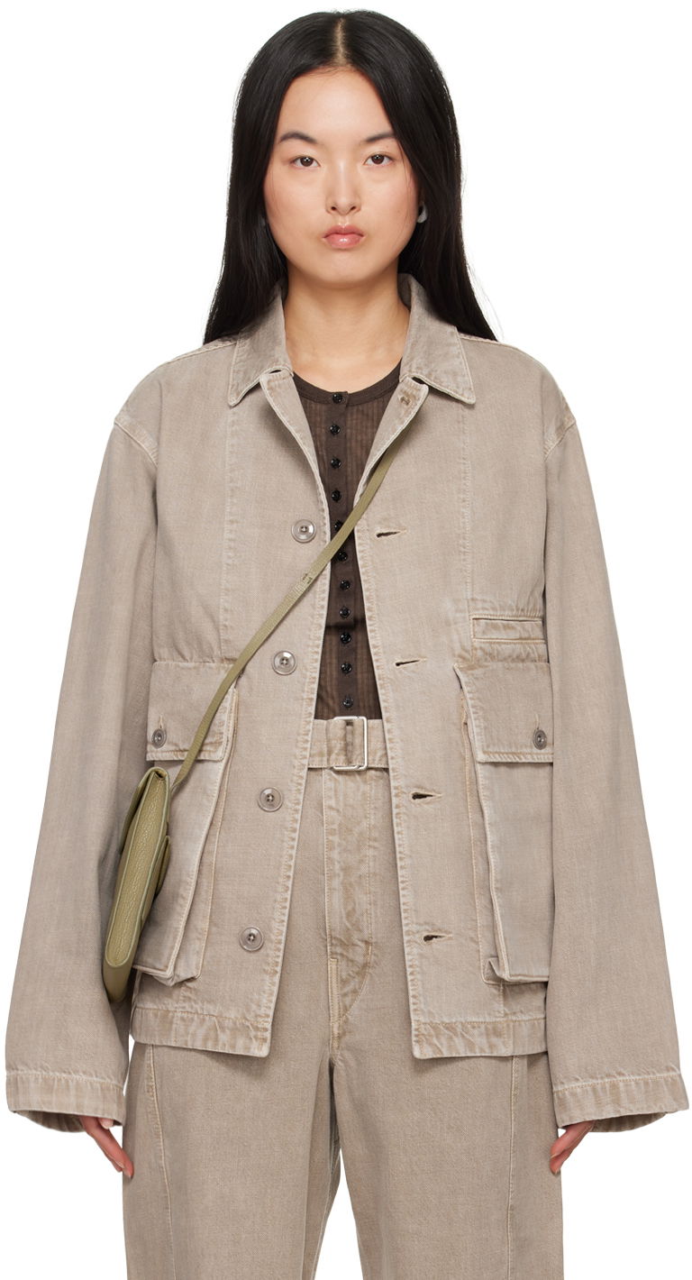 Куртка LEMAIRE Lemaire Boxy Denim Jacket бежевий | OW306 LD1017