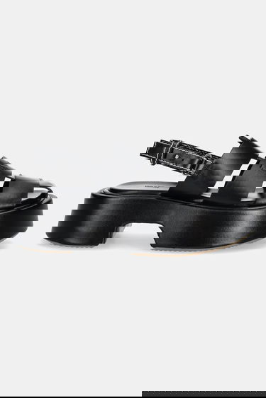 Кросівки та взуття JW Anderson JW Anderson Stripe Platform Sandals чорний | SN0099-LA0323, 4