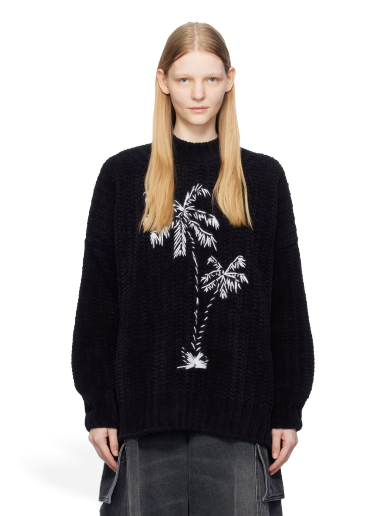 Cветр Palm Angels Graphic Sweater чорний | PWHE056F23KNI0011003