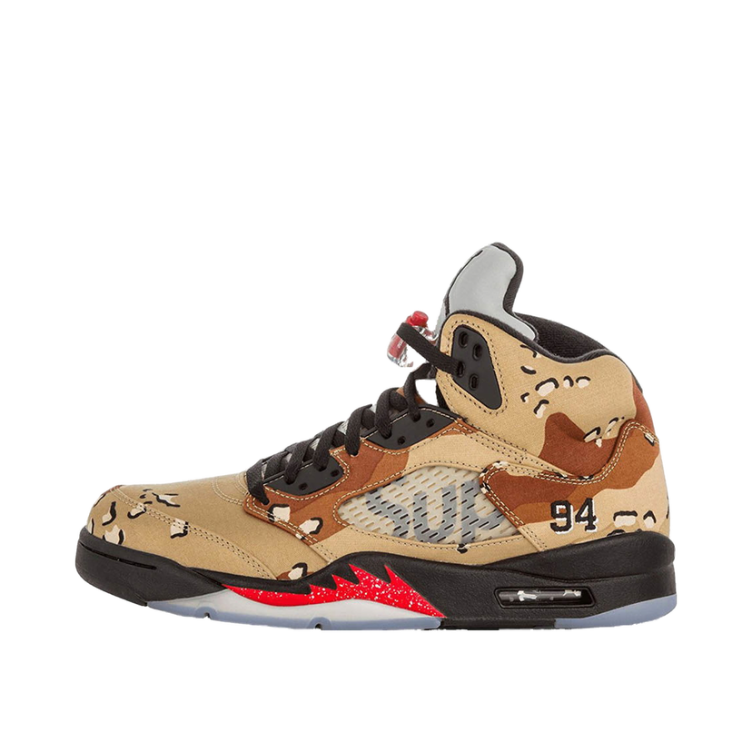 Кросівки та взуття Jordan Supreme x Air Jordan 5 Retro "Desert Camo" бежевий | 824371-201