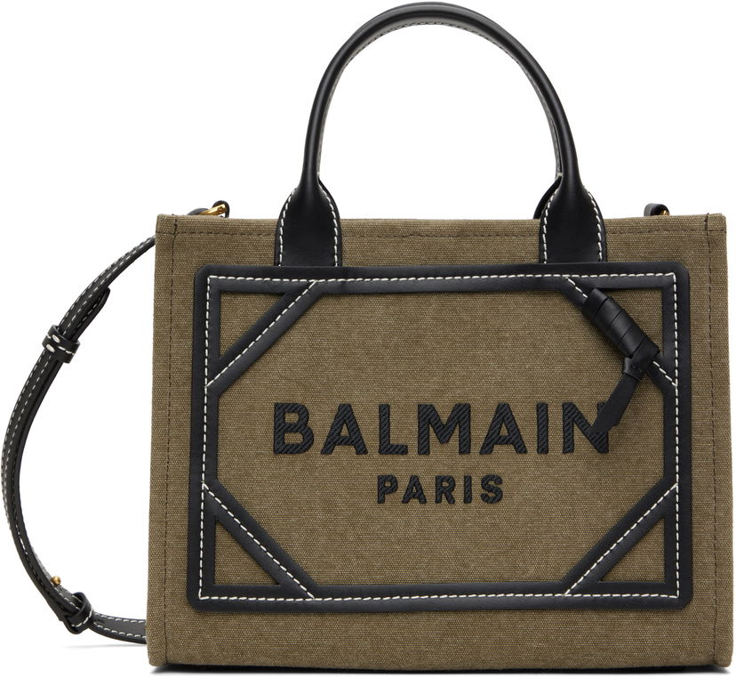 сумка-тоут Balmain Balmain B-Army Small Tote Bag Зелений | DN1FE809TDVY