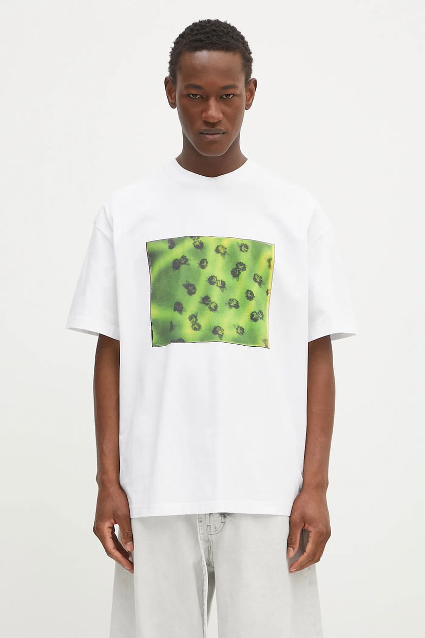 Футболка 032C 032C 'Ketuta' Print T-Shirt білий | S25.URC.0114.100