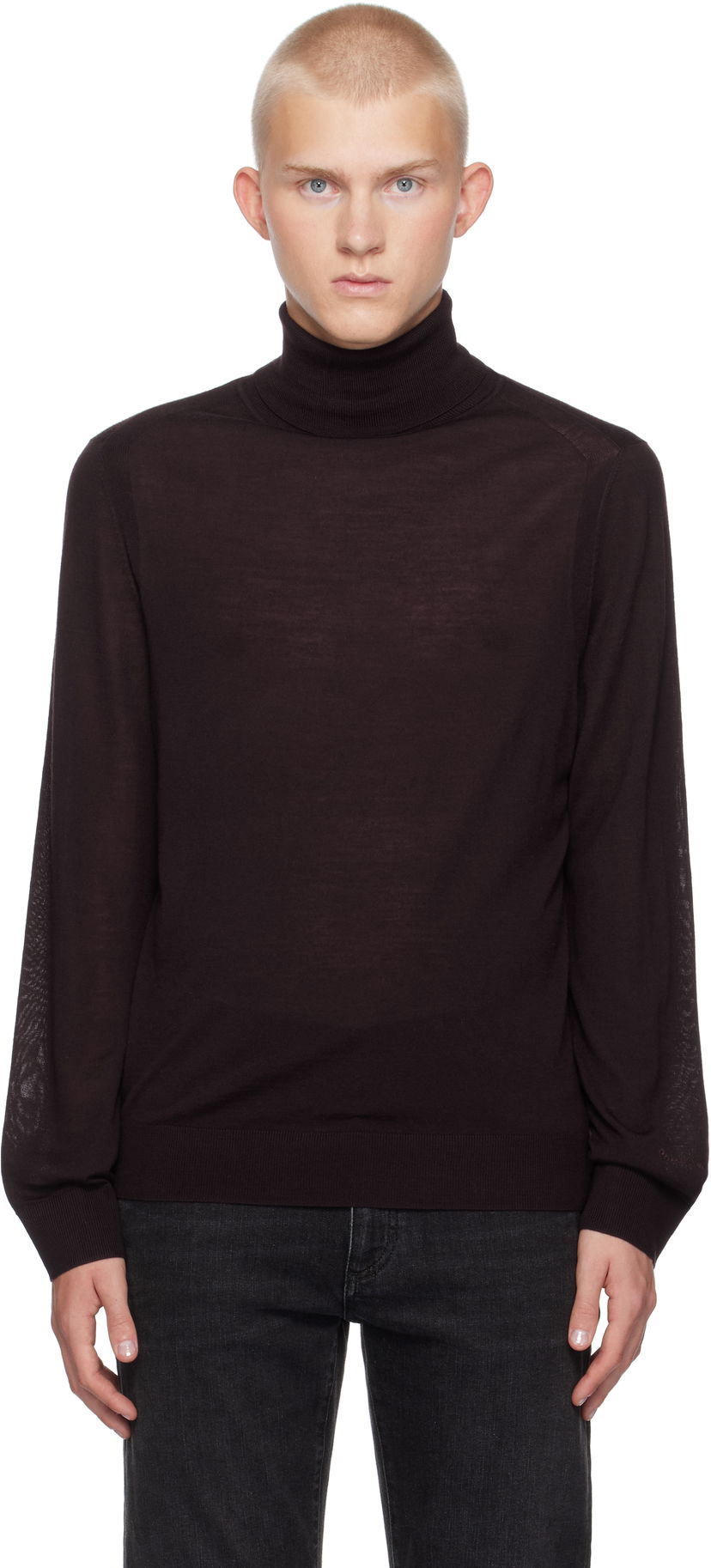 Cветр Paul Smith Paul Smith Roll Neck Turtleneck Коричневий | M1R-565X-M02093-59