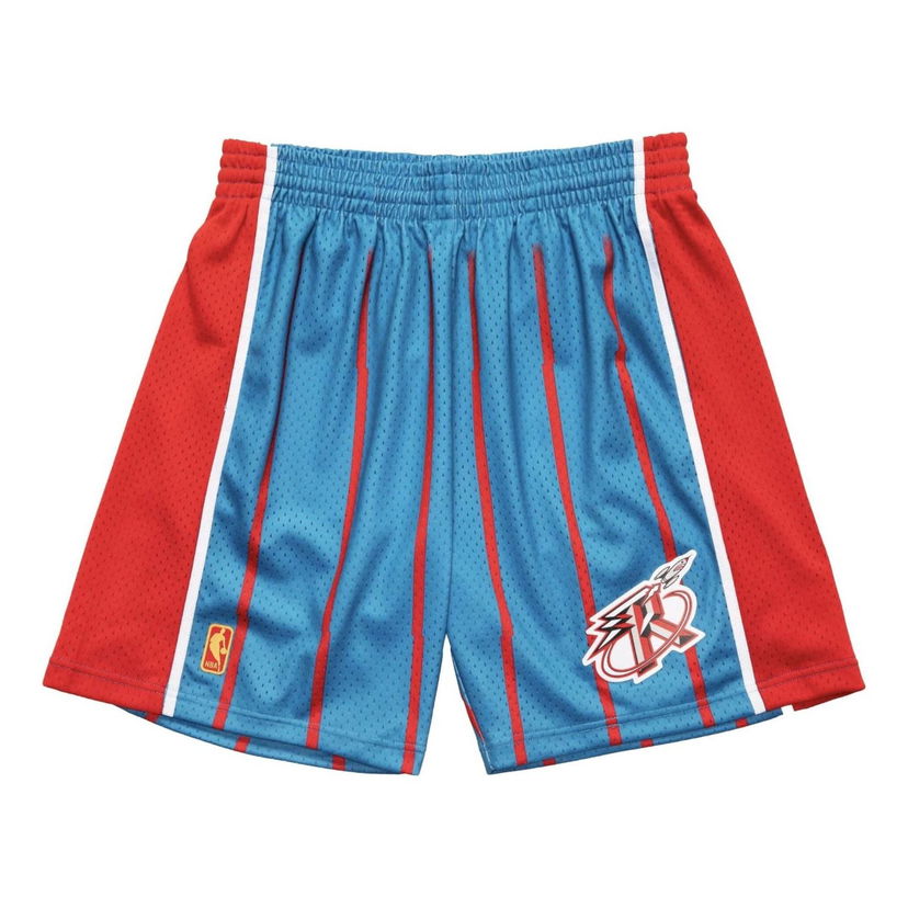 Шорти Mitchell & Ness Mitchell & Ness Houston Rockets 1996 Reload Basketball Shorts Синій | SMSHGS20082-HROLTBL96