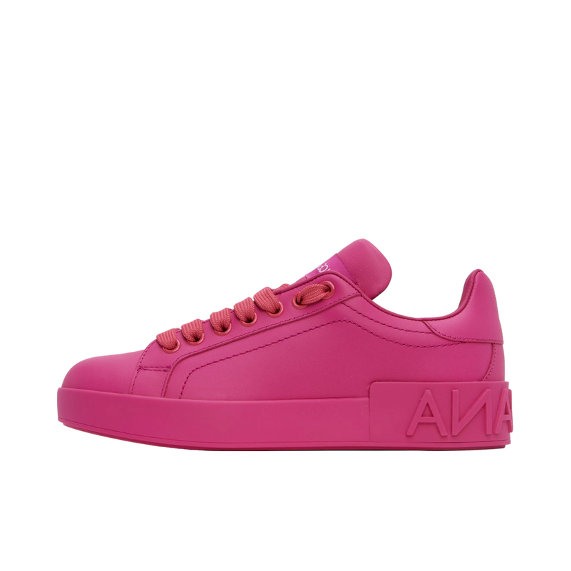 Кросівки та взуття Dolce & Gabbana Pink Portofino Sneakers Рожевий | CK1544 A1065