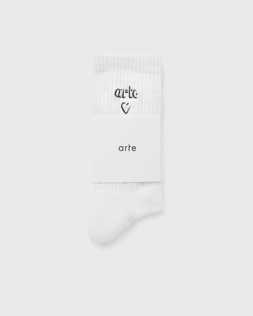 Шкарпетки Arte Antwerp Arte Heart Logo Socks білий | AW25-241M-100
