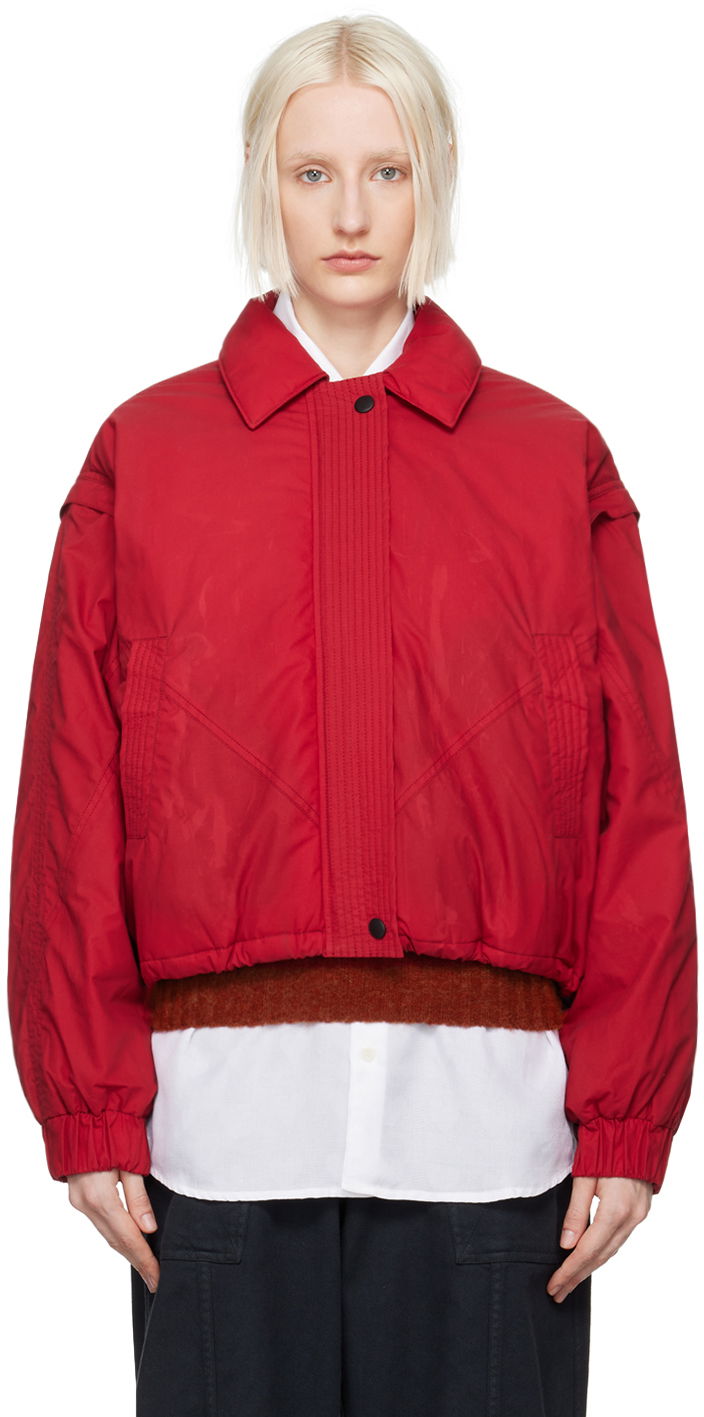 Куртка бомбер YMC YMC Heath Cropped Bomber Jacket Червоний | Q5XAA