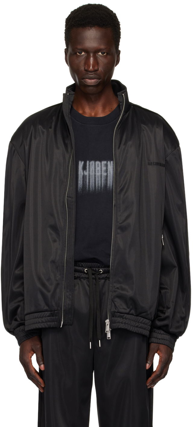 Куртка бомбер Han Kjøbenhavn Han Kjobenhavn Oversized Track Jacket чорний | M-133952