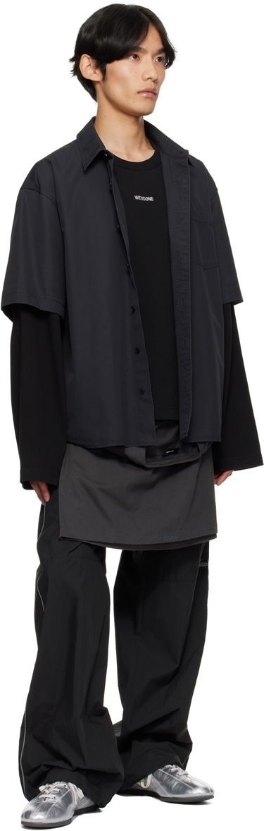 Штани We11done We11done Layered Track Pants чорний | WD-PT2-25-250-U-BK, 3