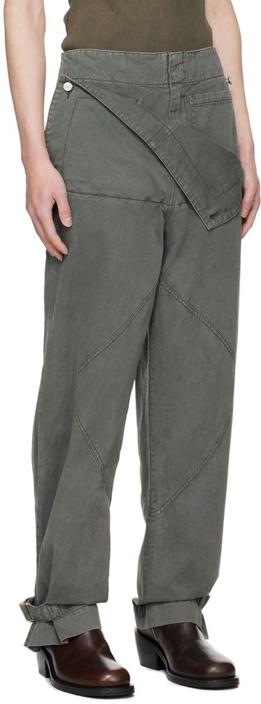 Штани Dion Lee Shell Trousers Сірий | C2175PS24, 3