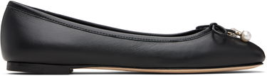 Кросівки та взуття Jimmy Choo Jimmy Choo Elme Pearl Ballerina Flats чорний | ELME FLAT, 0